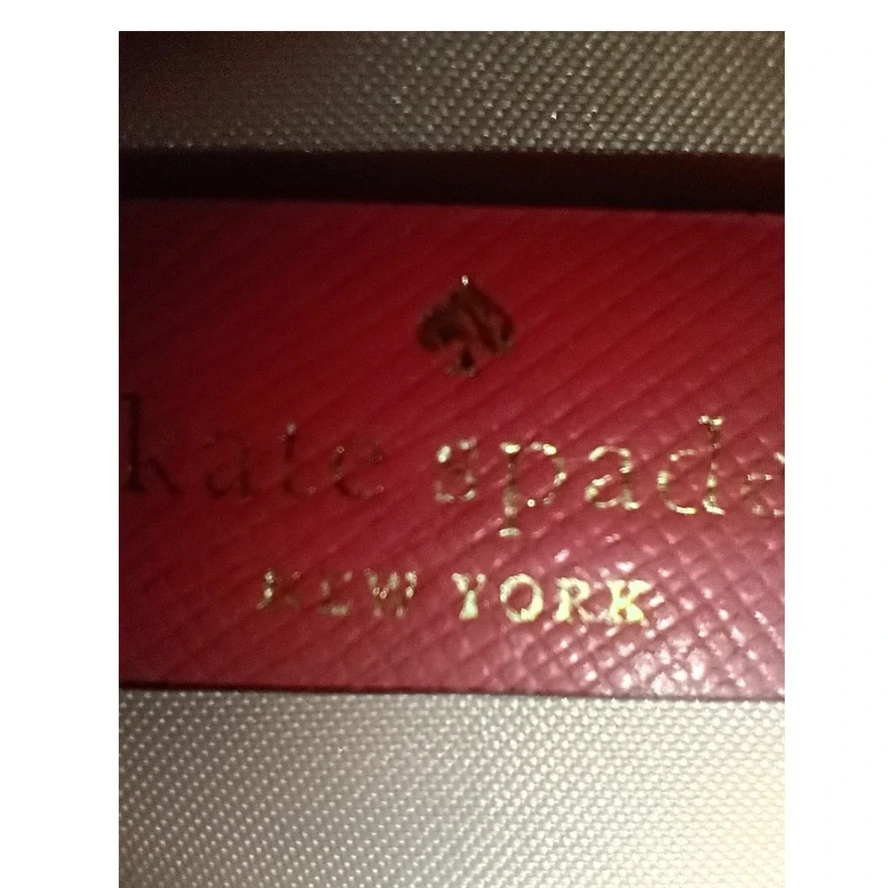 KATE SPADE Carson Pink Ruby Leather Convertible Crossbody Bag - EUC
